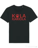 Tricou STANLEY STELLA barbat Logo Kola Rosu Negru