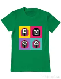 Tricou personalizat barbat Four guard Verde mediu