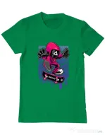 Tricou personalizat barbat Squid Game 3 Verde mediu