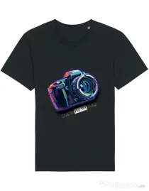 Tricou STANLEY STELLA barbat Camera CW Negru