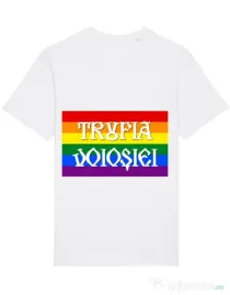 Tricou STANLEY STELLA barbat Trufia Voiosiei Alb