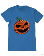 Tricou personalizat barbat Pumpkin Albastru azuriu