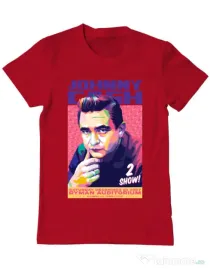 Tricou personalizat barbat Johnny Cash Rosu