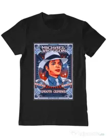 Tricou personalizat barbat Michael Jackson Negru