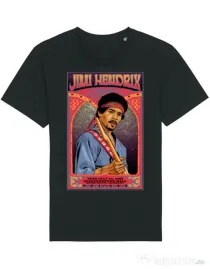 Tricou STANLEY STELLA barbat Jimi Hendrix Negru