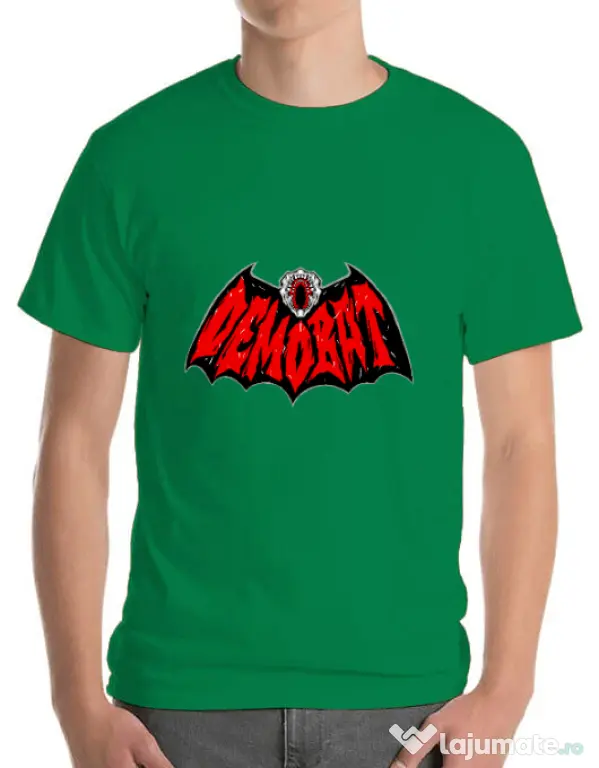 Tricou personalizat barbat Demo-Batman Verde mediu