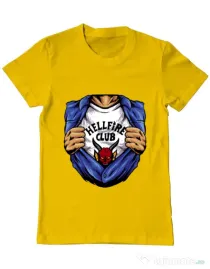 Tricou personalizat barbat Release My Superpower Galben