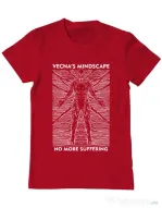 Tricou personalizat barbat vecna's mindscape Rosu