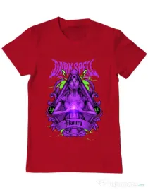 Tricou personalizat barbat DARK SPELL Rosu