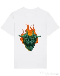 Tricou STANLEY STELLA barbat METAL HEADS Alb