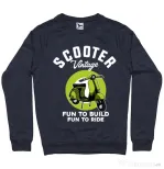 Bluza personalizata barbat SCOOTER VINTAGE Denim inchis