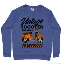 Bluza personalizata barbat SCOOTER SPEEDSTAR Albastru melanj