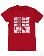 Tricou personalizat barbat Good Game - I Hate You Rosu
