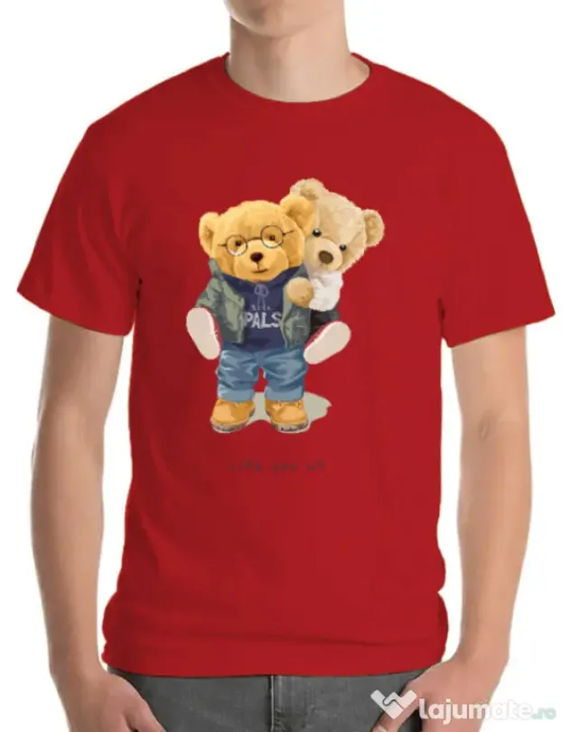 Tricou personalizat barbat Lift you up Rosu