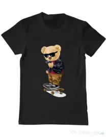 Tricou personalizat barbat Skate Negru