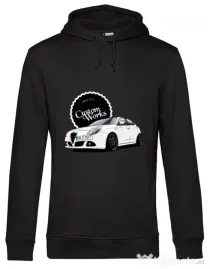 Hanorac barbat cu gluga Alfa Romeo Giulieta Negru