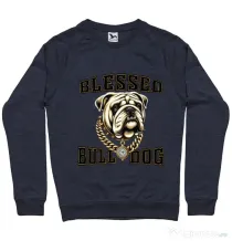 Bluza personalizata barbat BULLDOG 03 Denim inchis