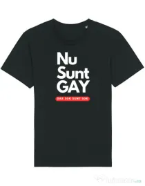 Tricou STANLEY STELLA barbat Nu sunt GAY Negru