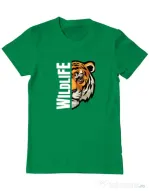 Tricou personalizat barbat WildLife (dark) Verde mediu