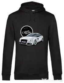 Hanorac barbat cu gluga Andrei LEL - Audi A5 Negru