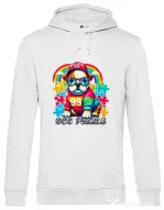 Hanorac barbat cu gluga BULLDOG 101 Alb