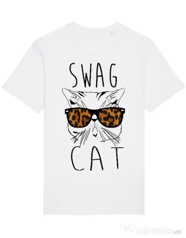 Tricou STANLEY STELLA barbat Swag cat Alb