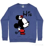Bluza ADLER barbat His Minnie Albastru melanj