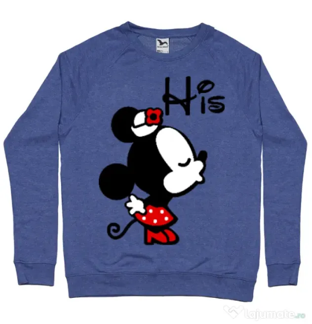 Bluza ADLER barbat His Minnie Albastru melanj