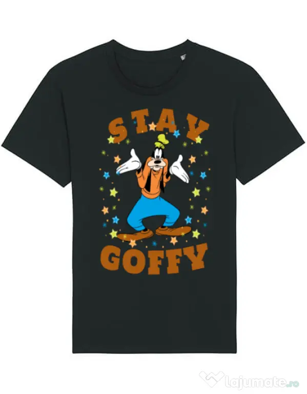 Tricou STANLEY STELLA barbat Stay Goofy Negru