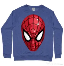 Bluza ADLER barbat Spiderman mask Albastru melanj