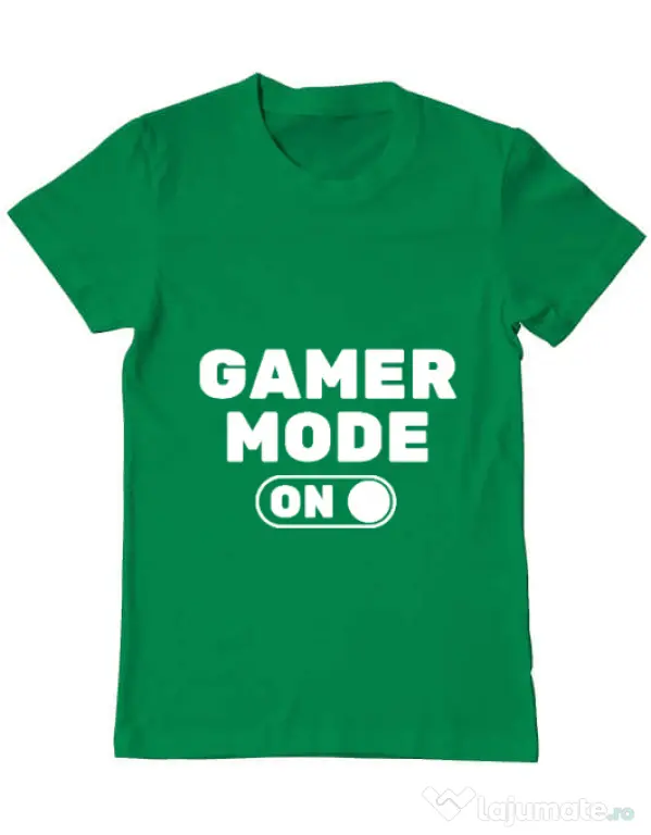 Tricou ADLER barbat Gamer mode on Verde mediu