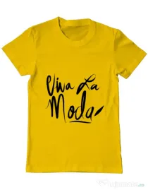 Tricou ADLER barbat Viva la moda Galben