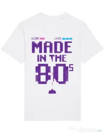 Tricou STANLEY STELLA barbat Made in the 80s Alb
