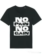 Tricou STANLEY STELLA barbat No pain, no gain Negru