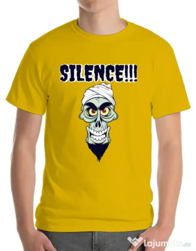 Tricou ADLER barbat Silence Galben