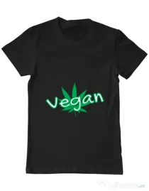 Tricou ADLER barbat Vegan Negru