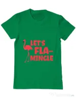 Tricou ADLER barbat Let’s flamingle Verde mediu