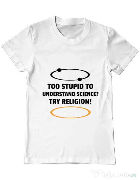 Tricou ADLER barbat Try religion Alb
