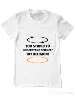 Tricou ADLER barbat Try religion Alb