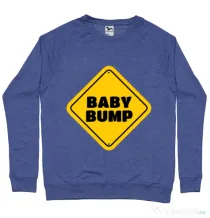 Bluza ADLER barbat Baby bump Albastru melanj