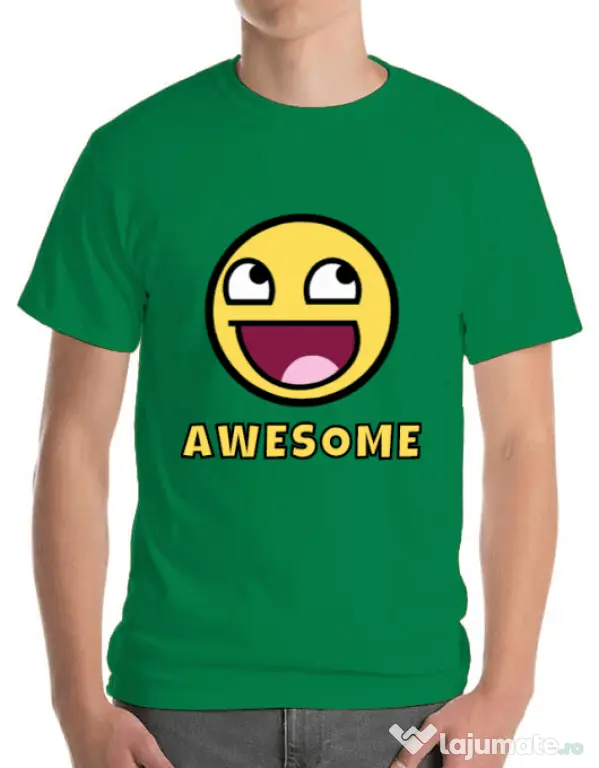 Tricou ADLER barbat Awesome Verde mediu