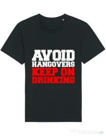 Tricou STANLEY STELLA barbat Avoid hangovers Negru