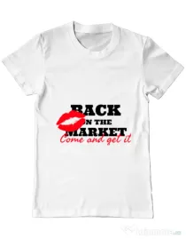 Tricou ADLER barbat Come and get it Alb