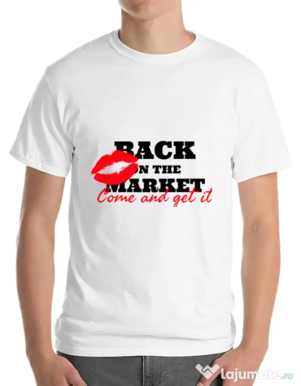 Tricou ADLER barbat Come and get it Alb