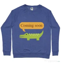 Bluza ADLER barbat Coming soon Albastru melanj