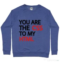 Bluza ADLER barbat CSS to HTML Albastru melanj