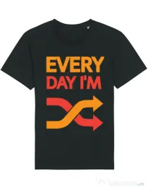Tricou STANLEY STELLA barbat Every day i'm shuffling Negru