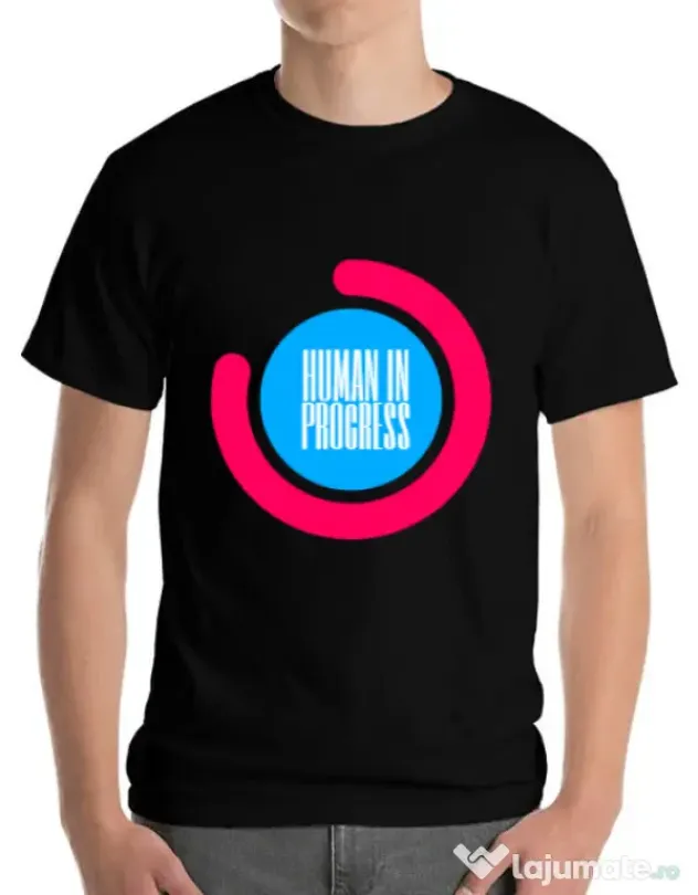 Tricou ADLER barbat Human in progress Negru