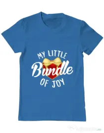 Tricou ADLER barbat Bundle of joy Albastru azuriu