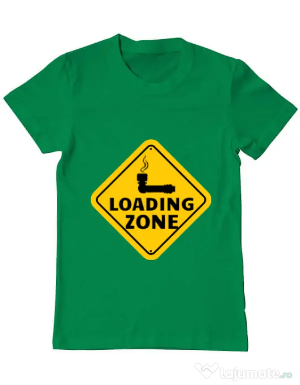 Tricou ADLER barbat Loading zone Verde mediu